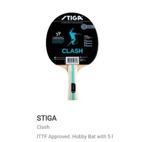 Stiga TT Racket Clash Rubber Thickness 1.6mm