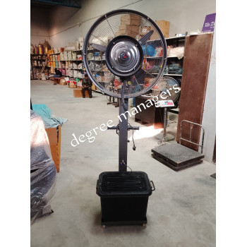 Mist Fan Heavy Duty Copper Motor With 41Ltr Water Tank, Acrylic Wheels,7ft Height, 26 Inch Blade