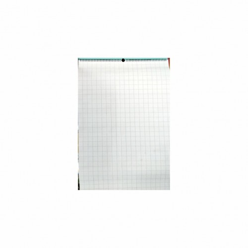 Hans Flip Chart Wiro Binding, Calender Type Hanging 70 GSM 50x74.5cm, Sheets 25