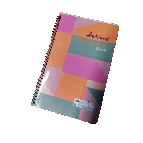 Spiral Notebook No 4 A5 80 Pages