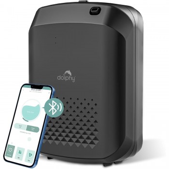 Dolphy Essential Oil Diffuser Dispenser DAPD0013-W ABS Wall Mounting with Bluetooth Control DC 12V 8W L158xW75xH212 mm 400ml White/Black 0.8kg