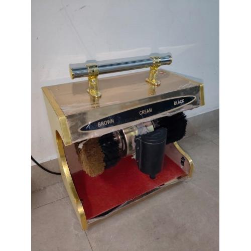 Shoe Polish Machine 37.05x21x28cm 8kg Golden Color