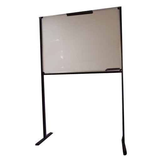 White Board 3x2ft With Metal Black Stand 5ft