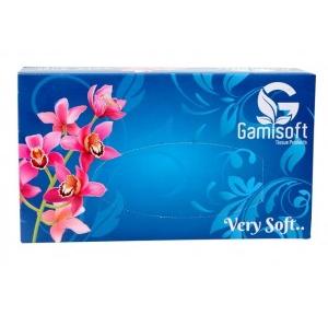 Gamisoft Tissue Paper Box For Cabins 20X20cm 2Ply Pack of 80
