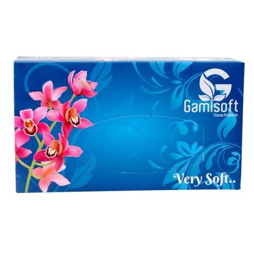 Gamisoft Tissue Paper Box For Cabins 20X20cm 2Ply Pack of 80