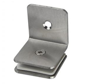 Glass Clamp Set  SS L Shaped