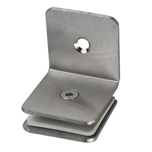 Glass Clamp Set  SS L Shaped