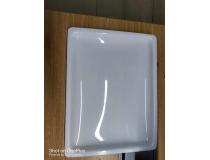Serving Tray Finish High Gloss White Acrylic Rectangular 12x16 inch