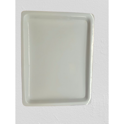 Serving Tray Finish High Gloss White Acrylic Rectangular 12x16 inch