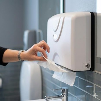 C Fold Dispenser White 15L x 12W cm