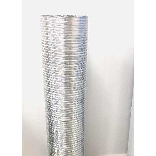 Aluminum Flexible Duct Pipe For Chimney Dimensions 8 Inch X 9ft