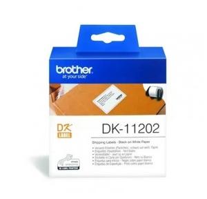 Brother Label Roll DK-11202 62 X 100 MM 300 Black On White