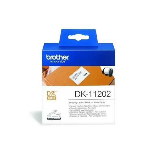 Brother Label Roll DK-11202 62 X 100 MM 300 Black On White