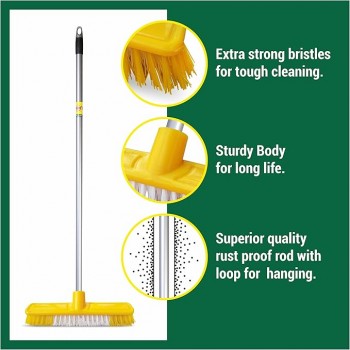 Floor Scrubing Brush Big, Bristle Material : Polypropylene (PP)