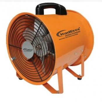 Wadbros Axial Portable Blower SMGEN0174 Air Ventilation SHT-4.0A 16 inch With 10mtr Flame Retardant Flexible Duct 900W 2800 RPM Orange
