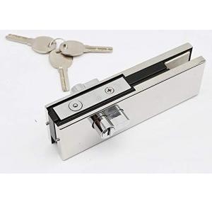 Patch Lock SS Heavy Duty For Glass Door Bottom Both Side Key