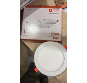 Orient Eternal Backlit LED Recess Panel Metal Body 15W Cool White 150mm 6500K