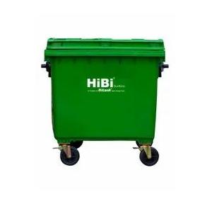 Hibi Dustbin 4 Wheeled With Lid HDPE 660 ltr