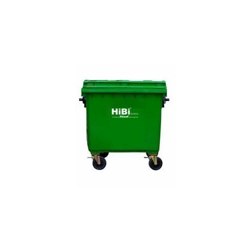 Hibi Dustbin 4 Wheeled With Lid HDPE 660 ltr