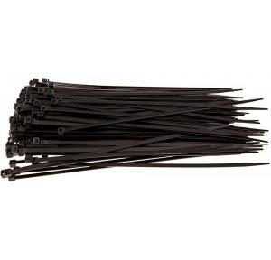 Cable Tie Nylon 200mm Black Pack of 100