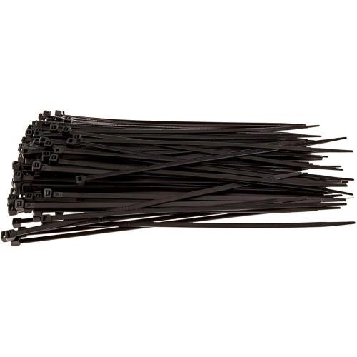 Cable Tie Nylon 200mm Black Pack of 100