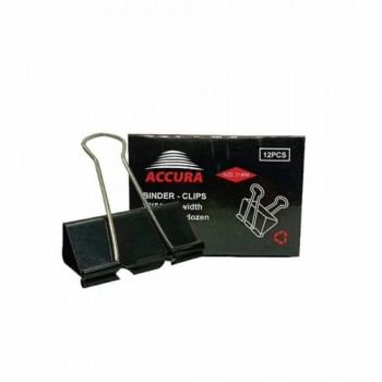 Accura Binder Clips 19mm Pack of 12