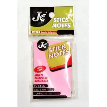 JC Post-IT Notes Pad 2X3 Inch