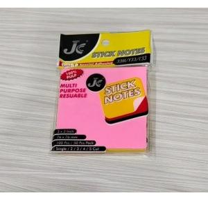JC Post-IT Notes Pad 3x4 Inch
