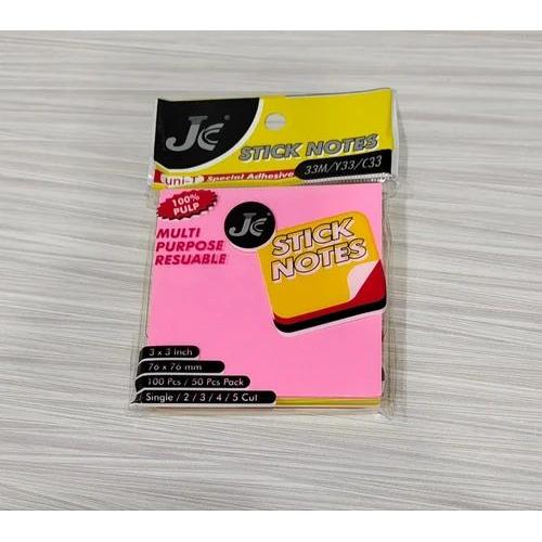 JC Post-IT Notes Pad 3x4 Inch