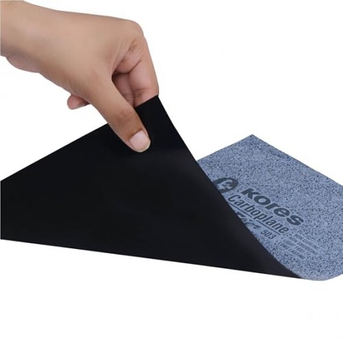 Kores Pencil Carbon Paper A4 Sapphire Black Pack of 100