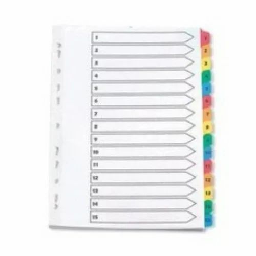 File Separator 1 to 15 Synthetic