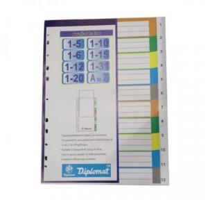 File Separator 1 to 20 Synthetic