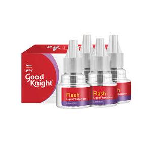 Good Knight Flash Liquid Vaporiser Refill 2xFaster 45ml Pack of 4