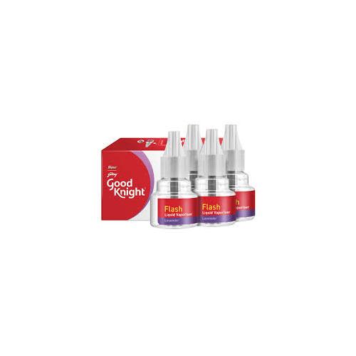 Good Knight Flash Liquid Vaporiser Refill 2xFaster 45ml Pack of 4
