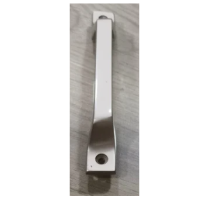 Door Handle Zinc Glossy Finish  Single Nut 5 inch