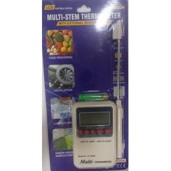 Digital Multi-Stem Thermometer ST-9283B With LCD Display