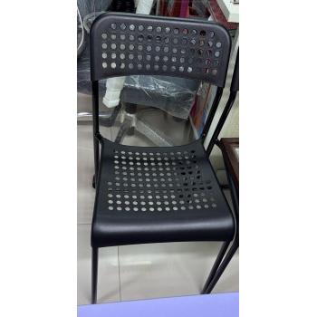 Chair Plastic Black 77x42x45x37 cm