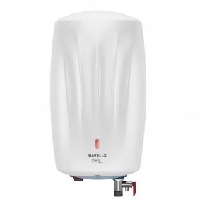 Havells Geyser GHWVCPUWCW05 Carlo Pro 230v 1 Phase 50 Hz AC Bi Color LED Indicator 23.6LxH45.5 cm 5.9 ltr White