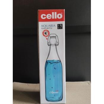 Cello Aquaria Glass Water Bottle 1000ml