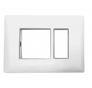 Honeywell Front Plate Surface Box With Socket And Switch EW2103WHI EVO 3M White
