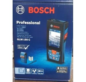 Bosch Laser Measure GLM 150 C Distance Meter 150 Meter With Bluetooth Smart 2.8” IPS Colour Display with Extra Robust Cover Glass