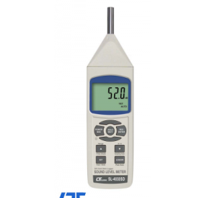 Lutron Sound Level Meter SL 4033SD Class lst Range 30 to130dB Frequency Weighting A AND C Time Weighting F and S Along with Calibration Certificate