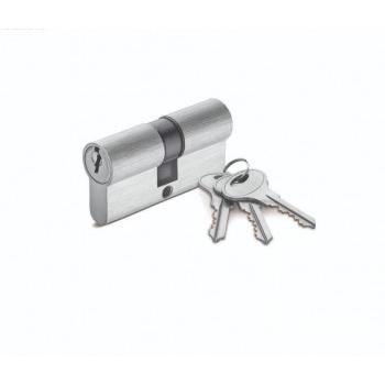 Geze Mortise Sash Lock 55/72 With Fixing Screw With Cylinder 8115301 With Both Side Key With Lever Handle 9168509 1 Set