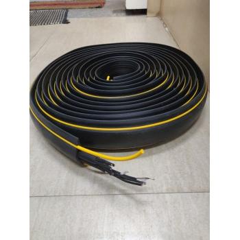 Cable Cord Cover 16x80x33x10 mm 10 mtr Black