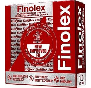 Finolex Wire FR PVC 6 Sqmm Insulated Industrial 5 Core 10 mtr Black