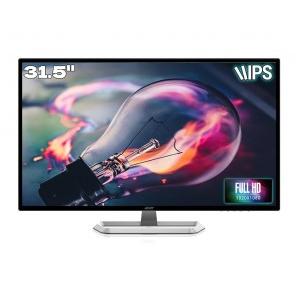 Acer LED Monitor EB321HQ A Widescreen 31.5 inch IPS 1920 × 1080 Full HD 16:9 Wall Mountable Half Glare Response Time 4 ms GTG  Ports 1×HDMI 1.4+1×VGA 75Hz 300 Nit 52 W 110v AC 220v AC