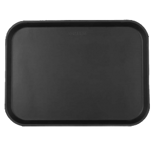 Tray Anti Skid Serving  Black Plastic Rectangle 30.5x40.6 cm(12x16 inch)