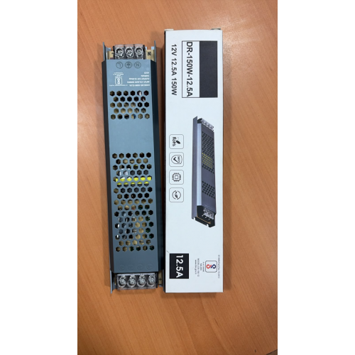 Logus Ultra Slim SMPS AC DC Driver DR series 12V 12.5A 150W 90 - 100% efficiency Input voltage: 175V - 265V