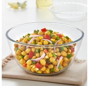 Borosil Bowl  Mixing And Serving 27x27x12.5 cm Glass 4.4 Ltr