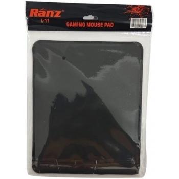 Ranz Gaming Mouse Pad L11 Smooth Fabric Surface and Anti Slip Rubber Base Standard Size Black